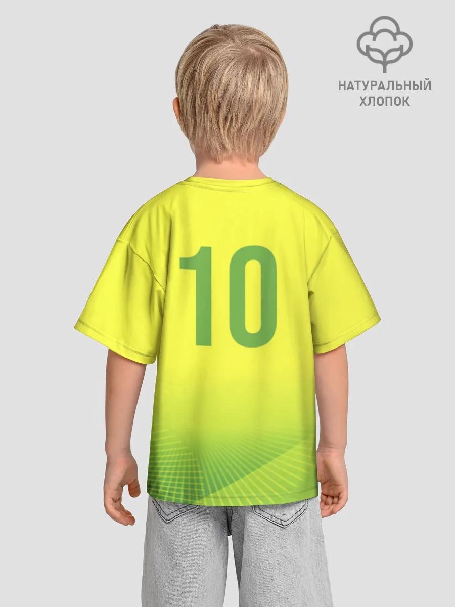 Детская футболка. Оверсайз / Football Бразилия