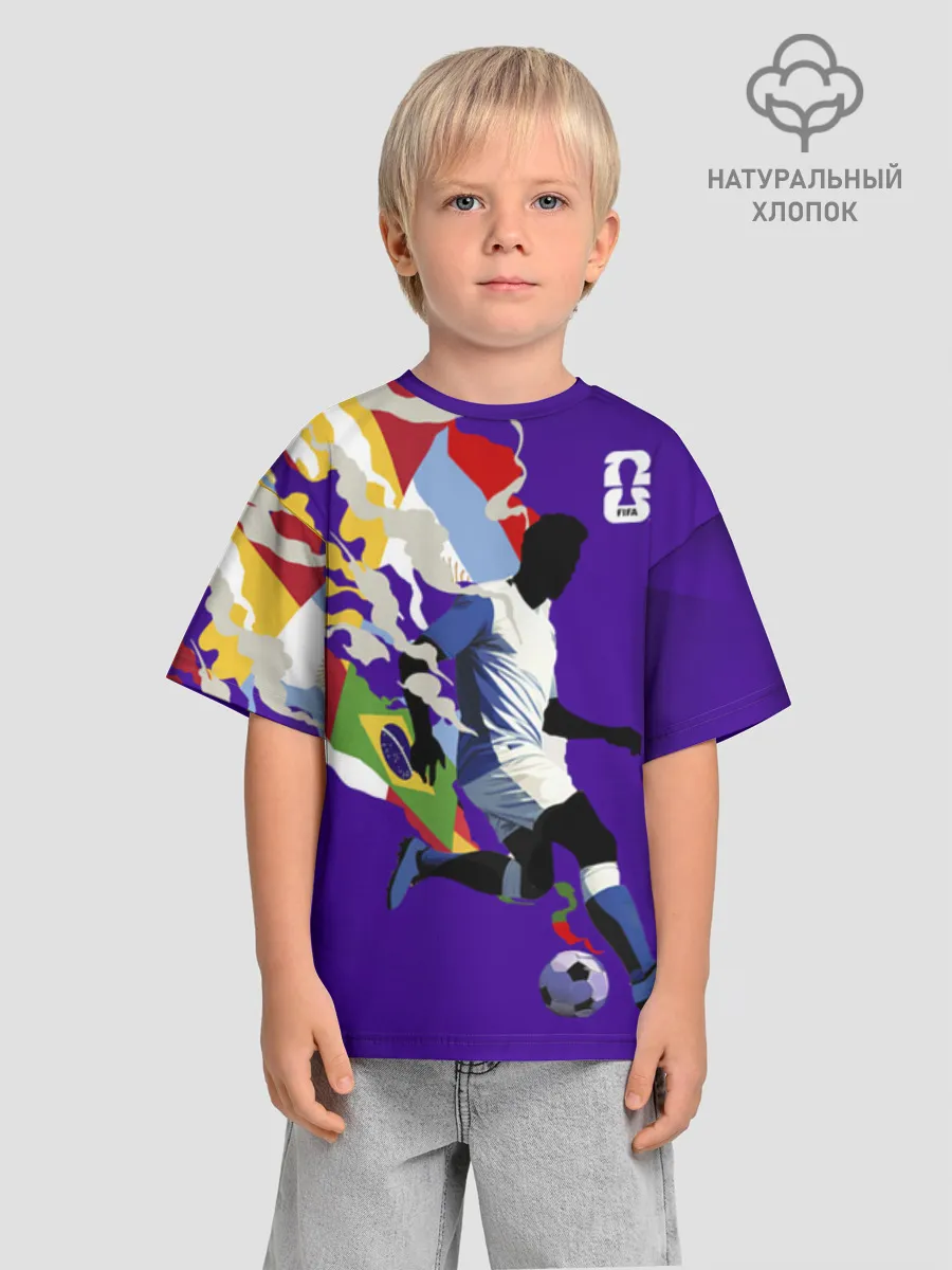 Детская футболка. Оверсайз / Fifa World Cup
