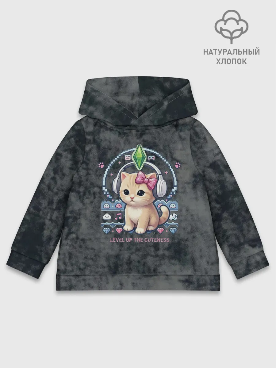 Детское худи хлопок / Я Звезда Ютуб Уу Ага Котик