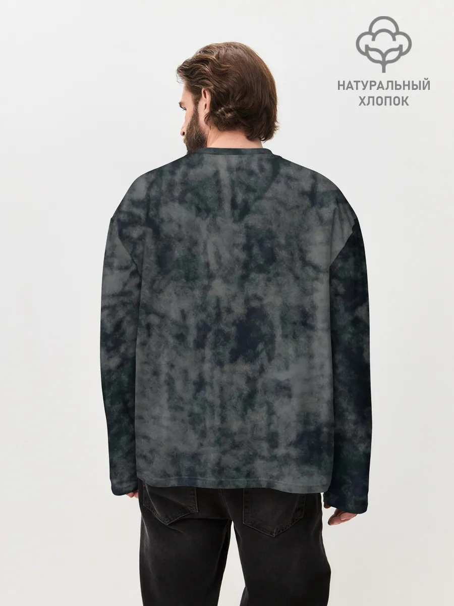 Мужской лонгслив оверсайз хлопок / Я Звезда Ютуб Уу Ага Котик