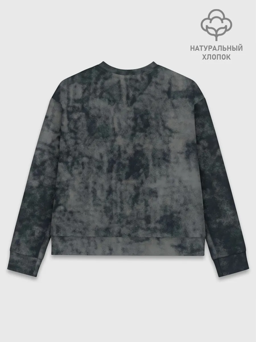 Женский свитшот базовый хлопок / Я Звезда Ютуб Уу Ага Котик