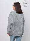 Женский свитшот оверсайз хлопок / Шоппинг Модный лук Я Звезда Ютуб