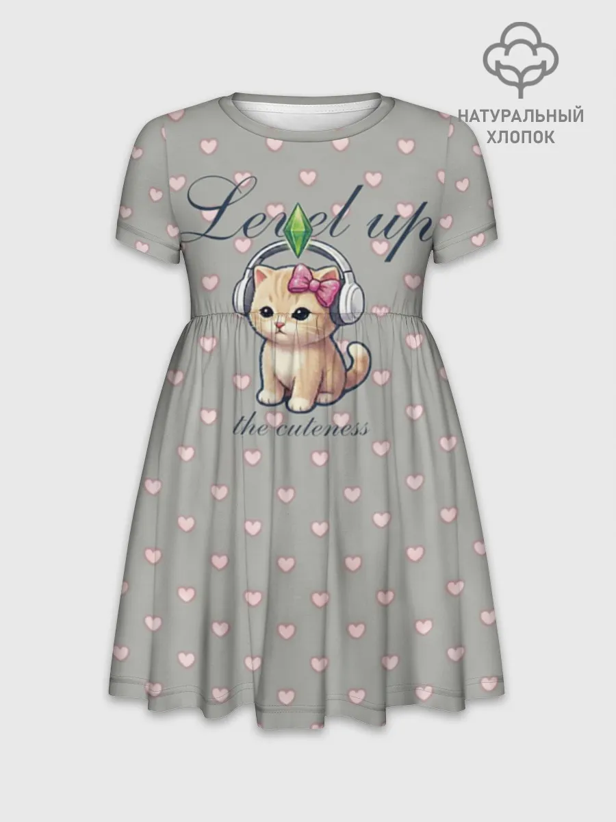 Платье детское отрезное. Хлопок / Звезда Ютуб Модный лук