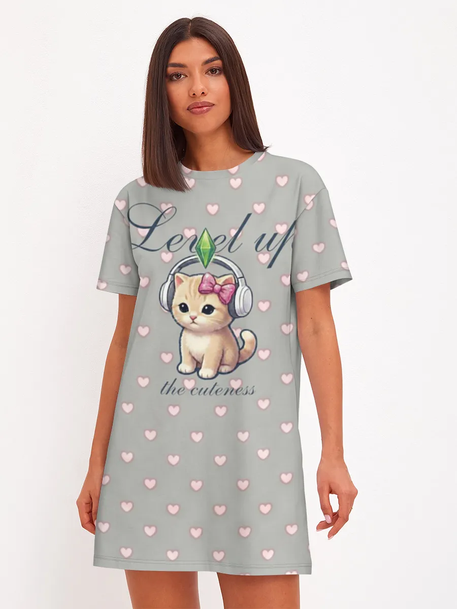 Женское платье хлопок / Звезда Ютуб Модный лук