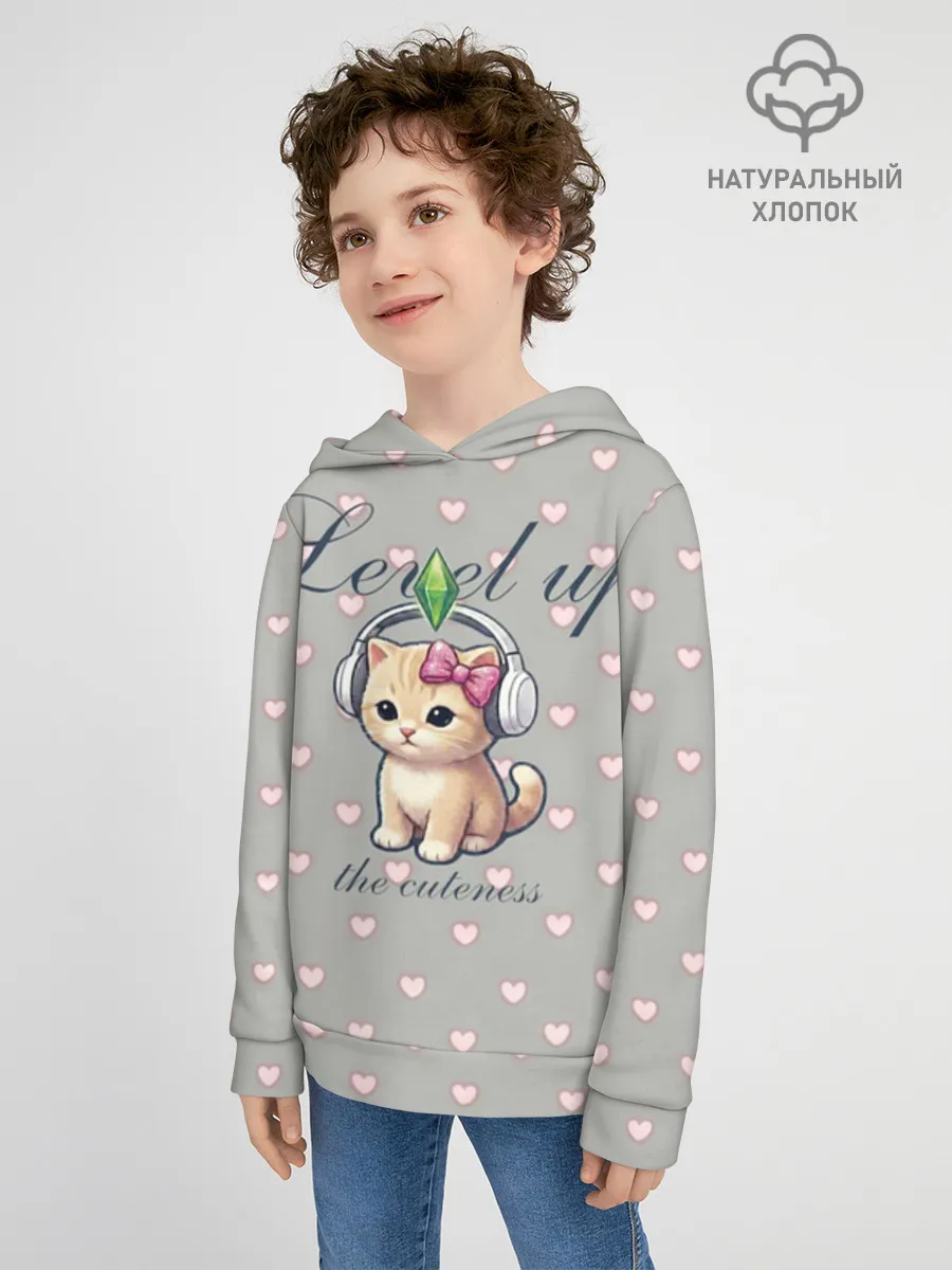 Детское худи хлопок / Звезда Ютуб Модный лук