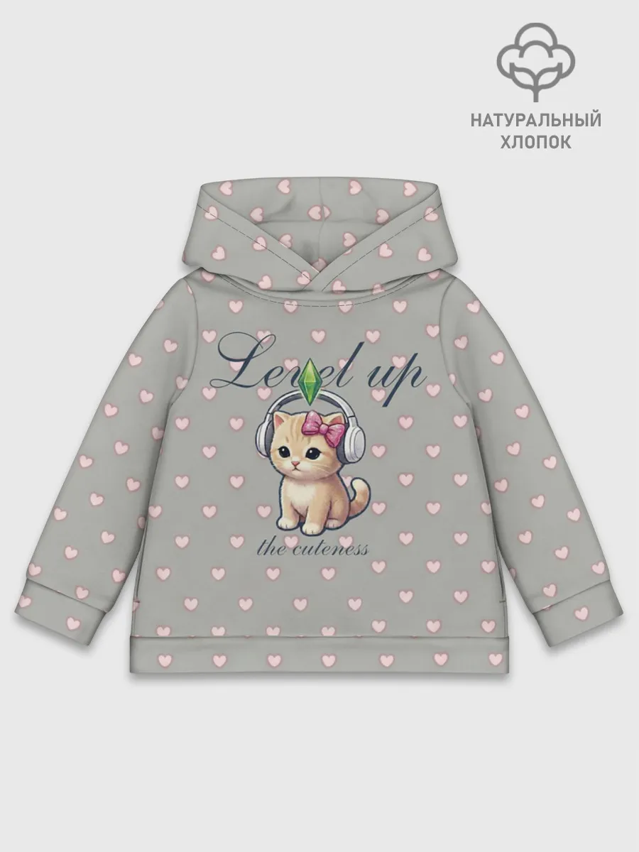 Детское худи хлопок / Звезда Ютуб Модный лук