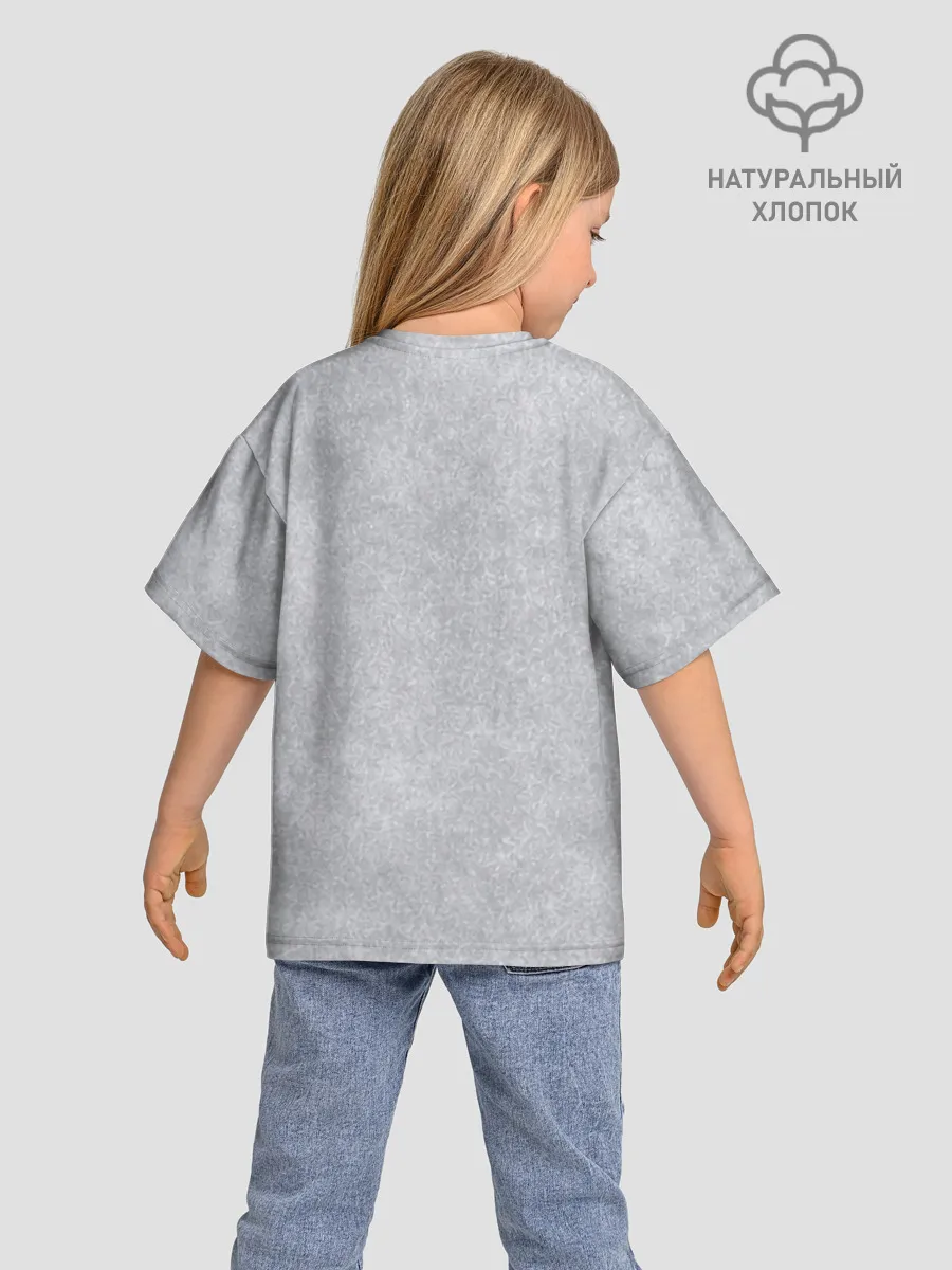 Детская футболка. Оверсайз / Casual светло-серый
