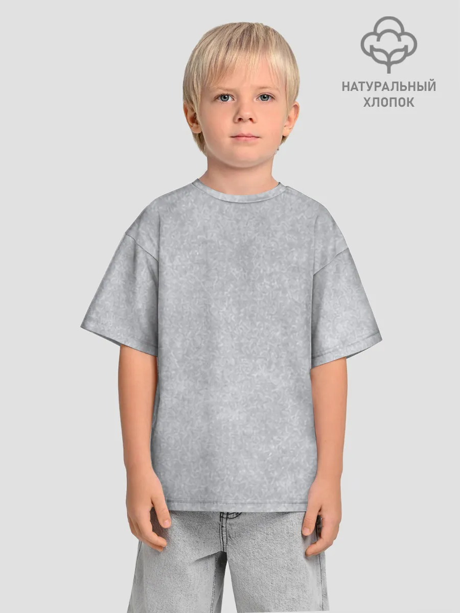 Детская футболка. Оверсайз / Casual светло-серый