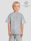 Детская футболка. Оверсайз / Casual светло-серый