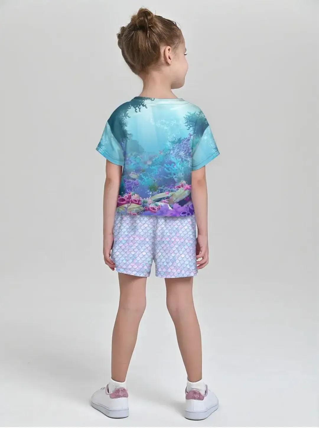 Девочкина пижама с шортами / Русалочка