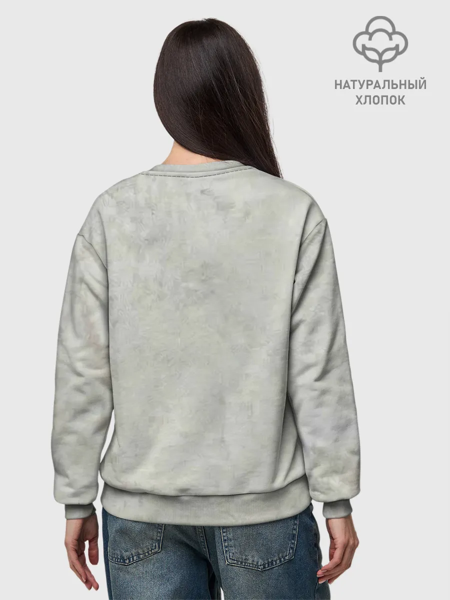 Женский свитшот базовый хлопок / MoneyPulatorsha