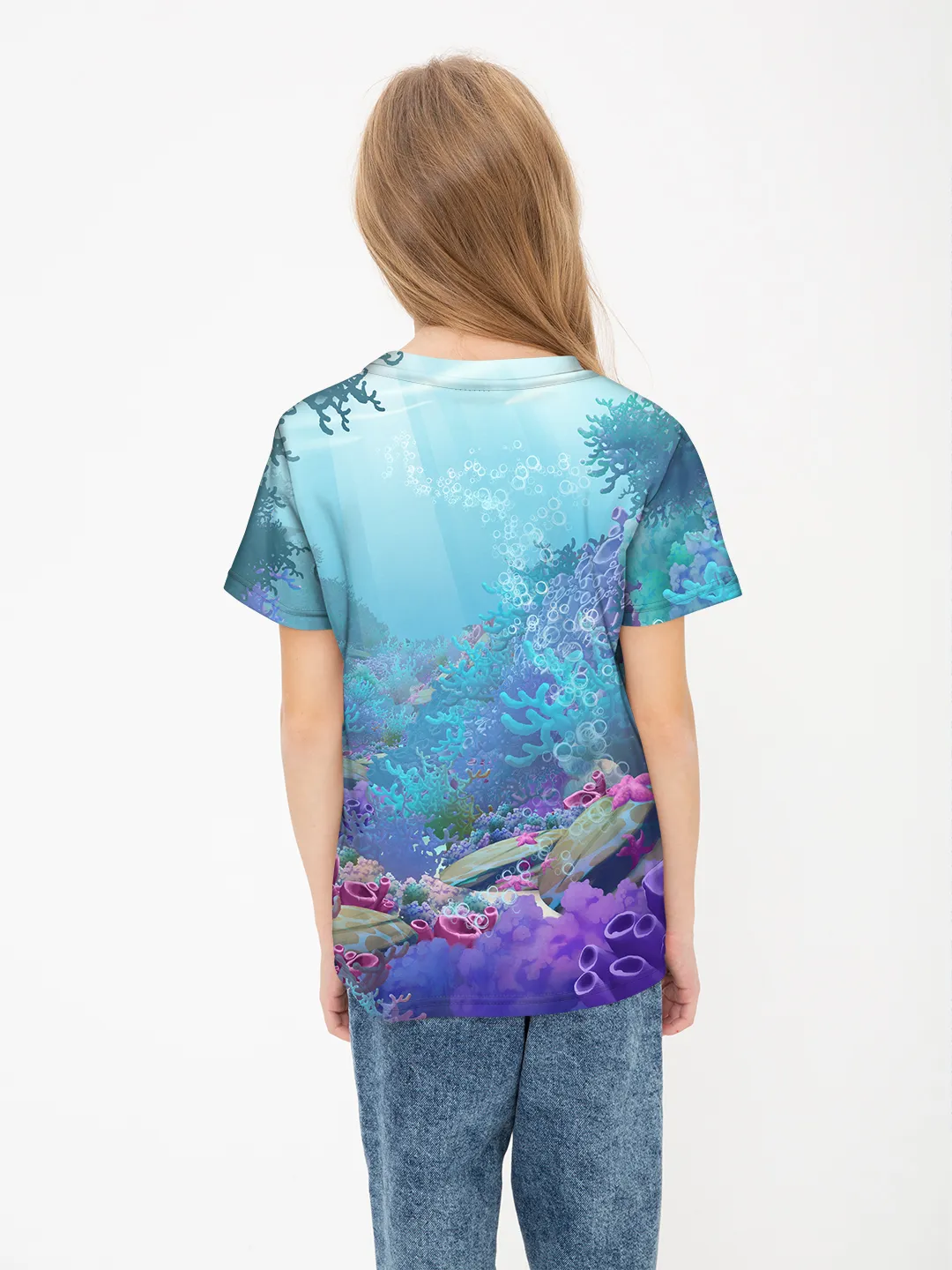 Детская футболка хлопок / Русалочка