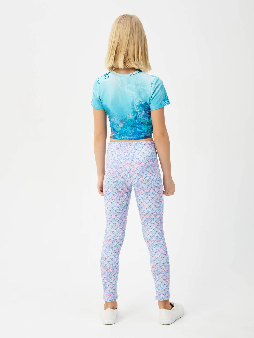 Дев.спорт.костюм с леггинсами / Русалочка