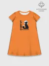 Детское платье хлопок / Сургут космический лис