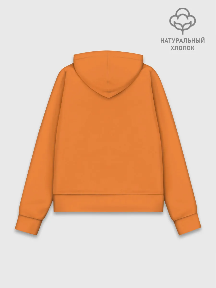 Худи женский база хлопок / Сургут космический лис