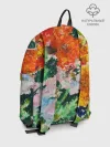 Рюкзак взрослый джинсовый / Orange flowers