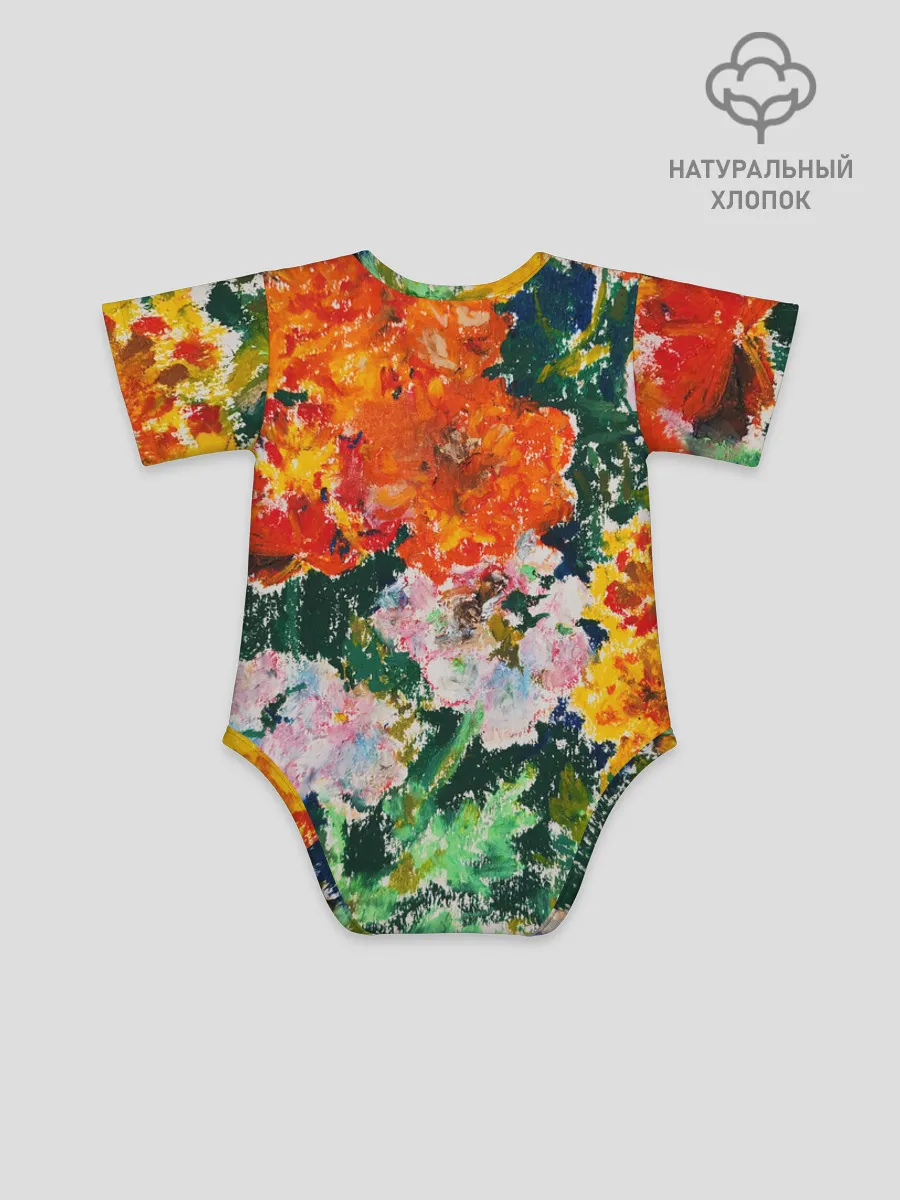 Боди для малышей / Orange flowers