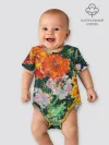 Боди для малышей / Orange flowers