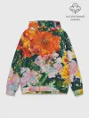Худи мужской база хлопок / Orange flowers
