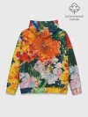 Худи мужской база хлопок / Orange flowers