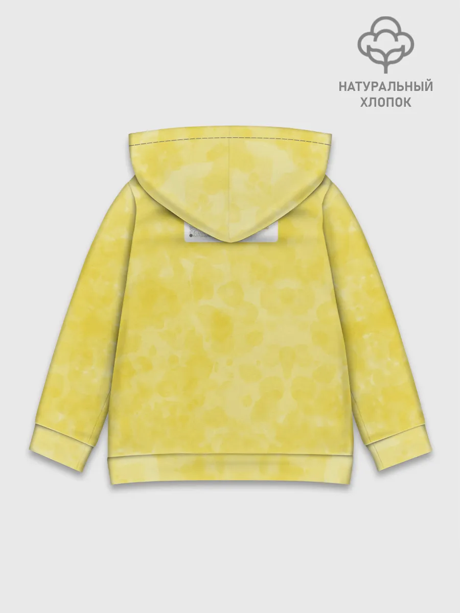 Детское худи хлопок / Динозавр_оранжевый_русский