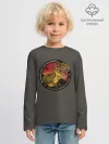 Детский лонгслив хлопок / Динозавры_2D_английский