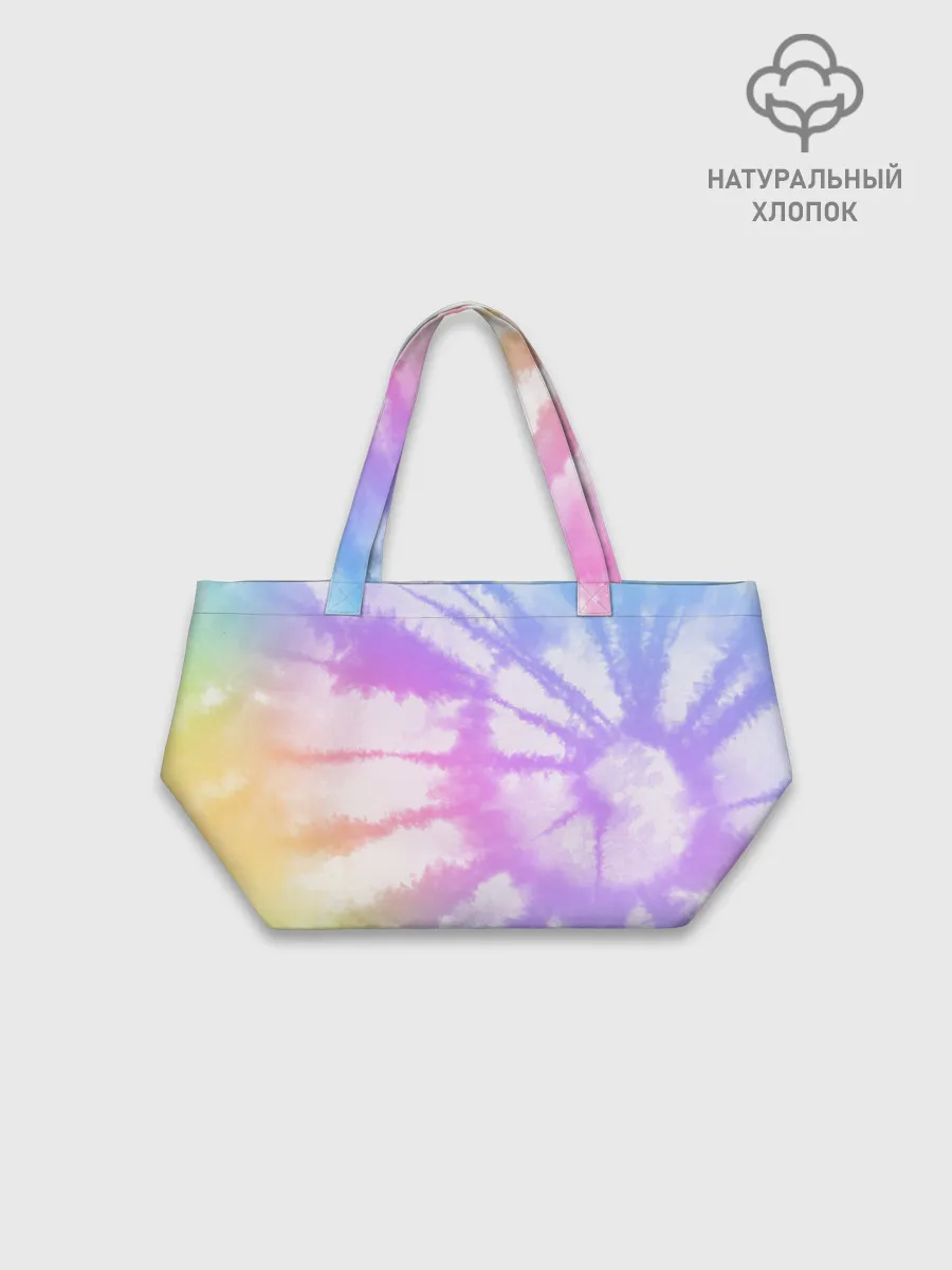 Шоппер оверсайз / Tie-Dye Rainbow