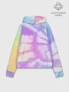 Худи женский база хлопок / Tie-Dye Rainbow
