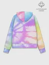 Худи женский база хлопок / Tie-Dye Rainbow