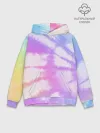 Худи мужской база хлопок / Tie-Dye Rainbow