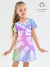 Детское платье хлопок / Tie-Dye Rainbow