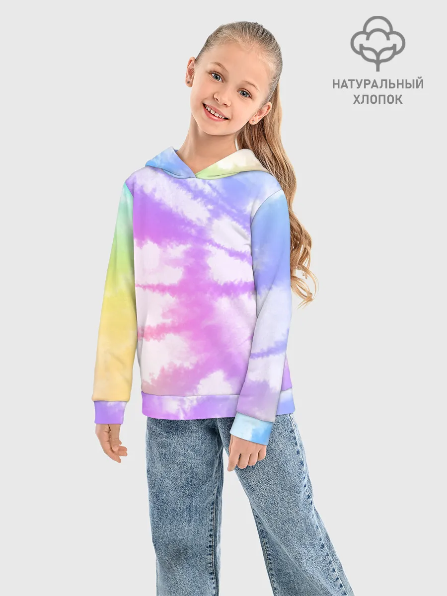 Детское худи хлопок / Tie-Dye Rainbow