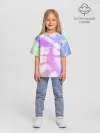 Детская футболка. Оверсайз / Tie-Dye Rainbow