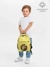 Рюкзак детский джинсовый / Сумки_динозавр_желтый