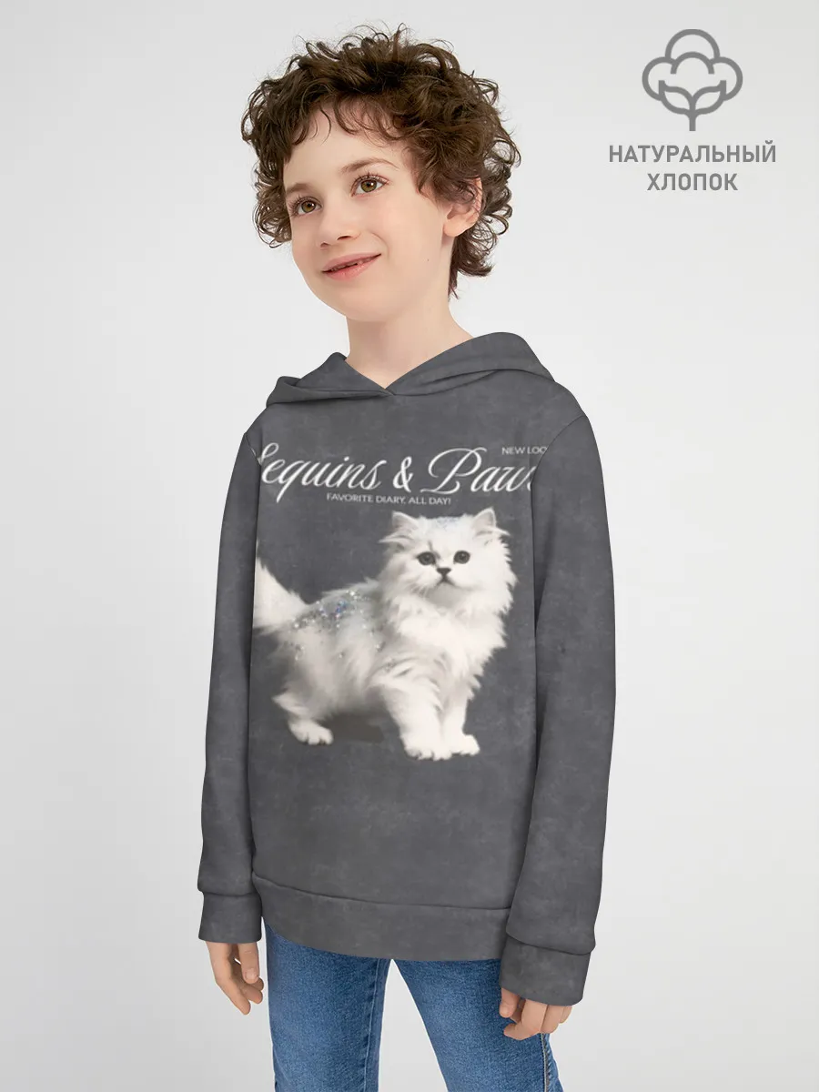 Детское худи хлопок / Котёнок new look