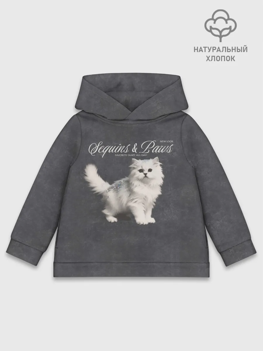Детское худи хлопок / Котёнок new look