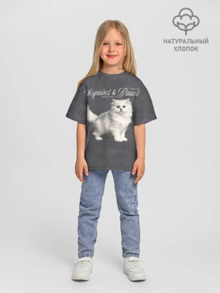Детская футболка. Оверсайз / Котёнок new look