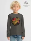 Детский лонгслив хлопок / Динозавры не делали прививки 4 (русский)