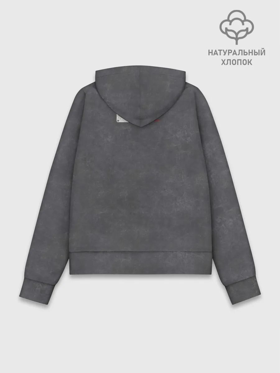 Худи женский база хлопок / Динозавры не делали прививки 2 (английский)