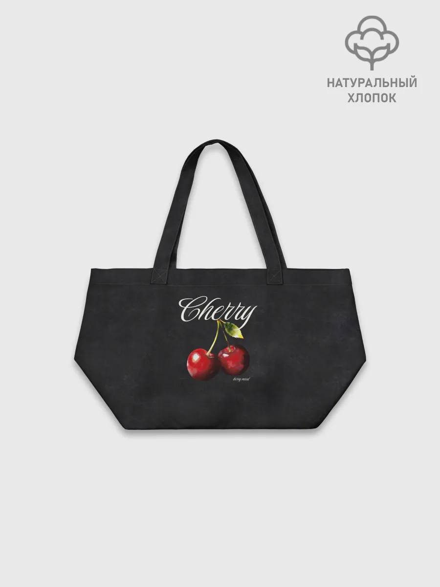 Шоппер оверсайз / Cherry