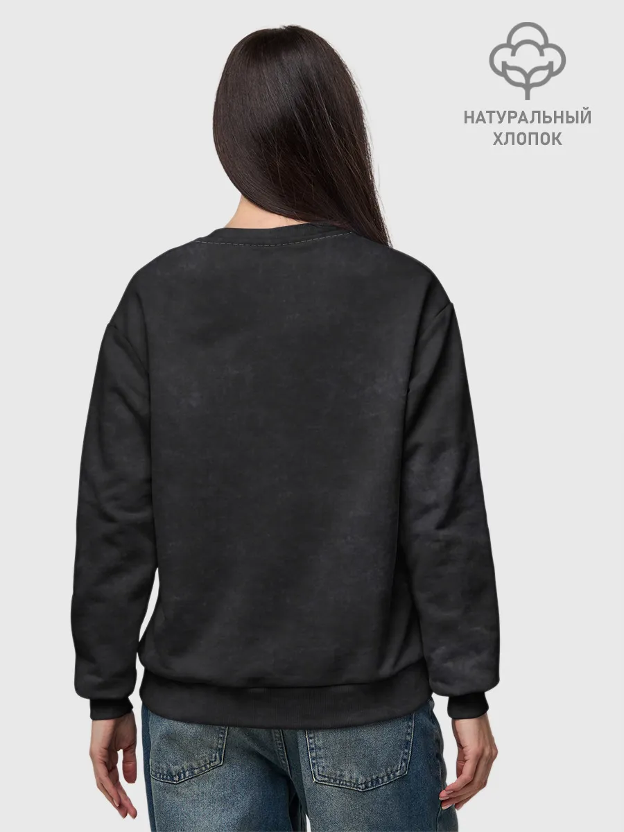 Женский свитшот базовый хлопок / Cherry