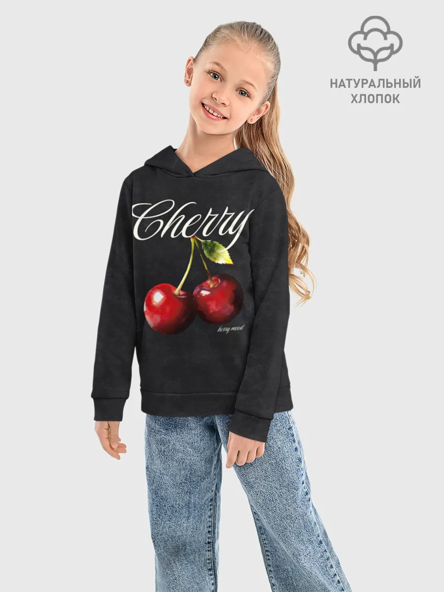 Детское худи хлопок / Cherry