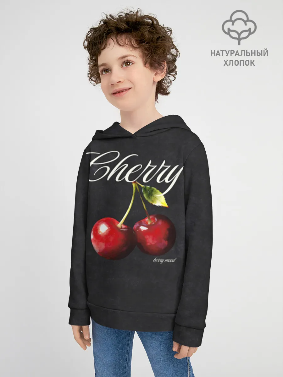 Детское худи хлопок / Cherry