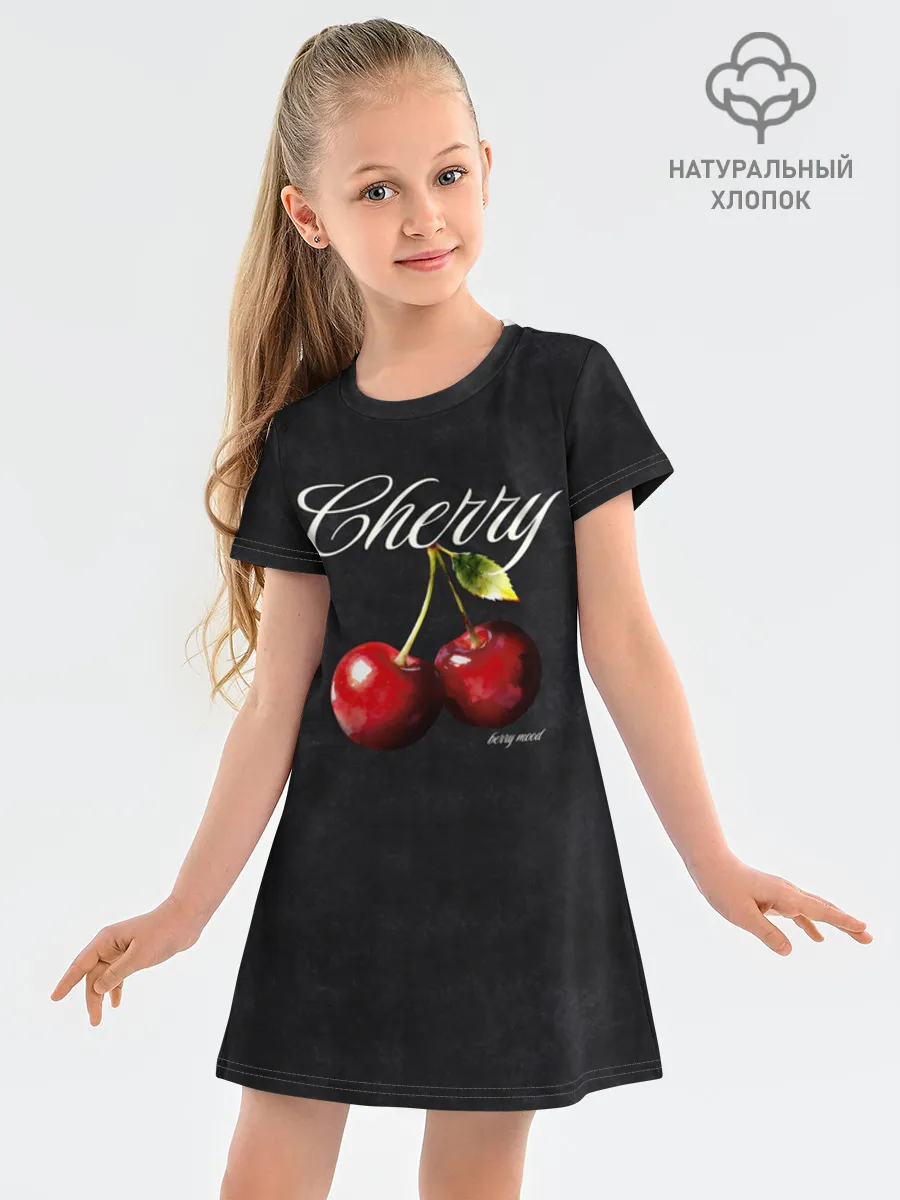 Детское платье хлопок / Cherry