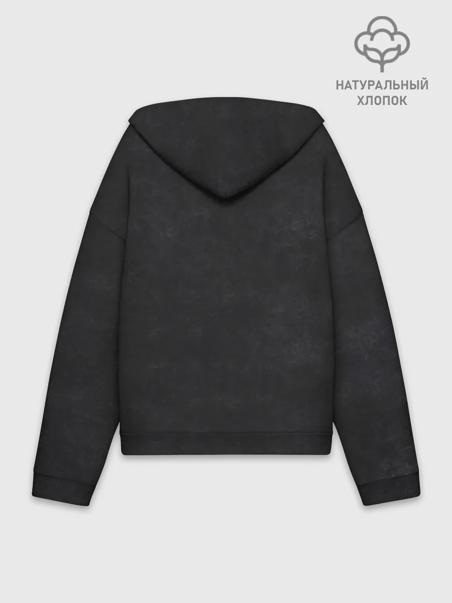 Худи женский оверсайз хлопок / Cherry