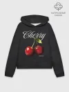 Худи женский оверсайз хлопок / Cherry