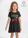 Платье детское отрезное. Хлопок / Cherry