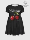 Платье детское отрезное. Хлопок / Cherry