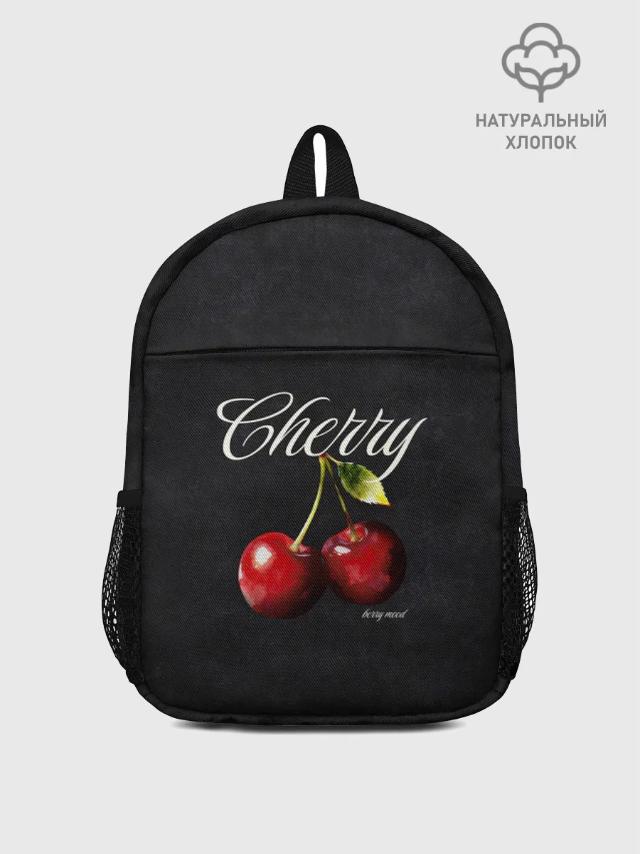 Рюкзак детский джинсовый / Cherry
