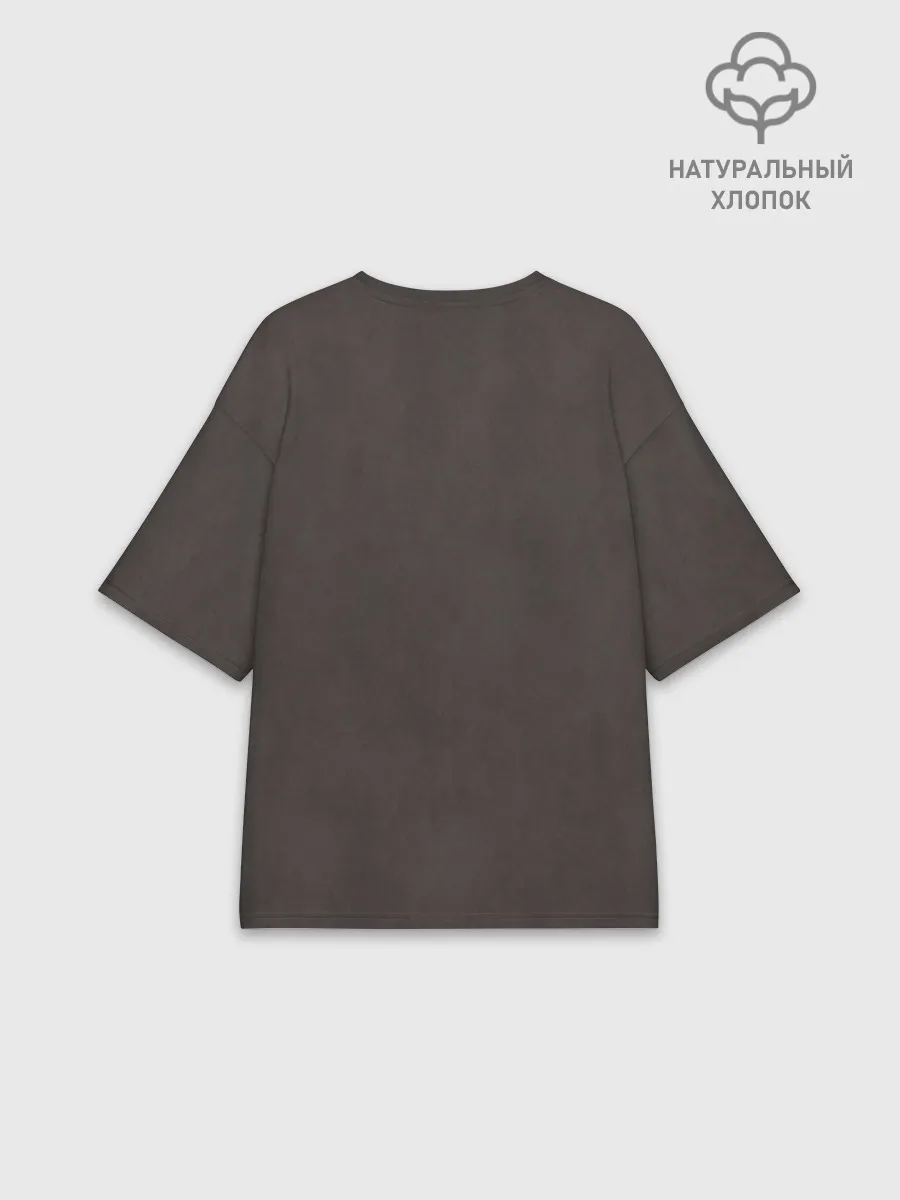 Футболка женская оверсайз премиум / Puppy eyes